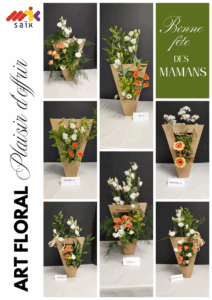 Bonne fête des mamans par l&rsquo;art floral