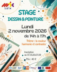 Stage dessin peinture